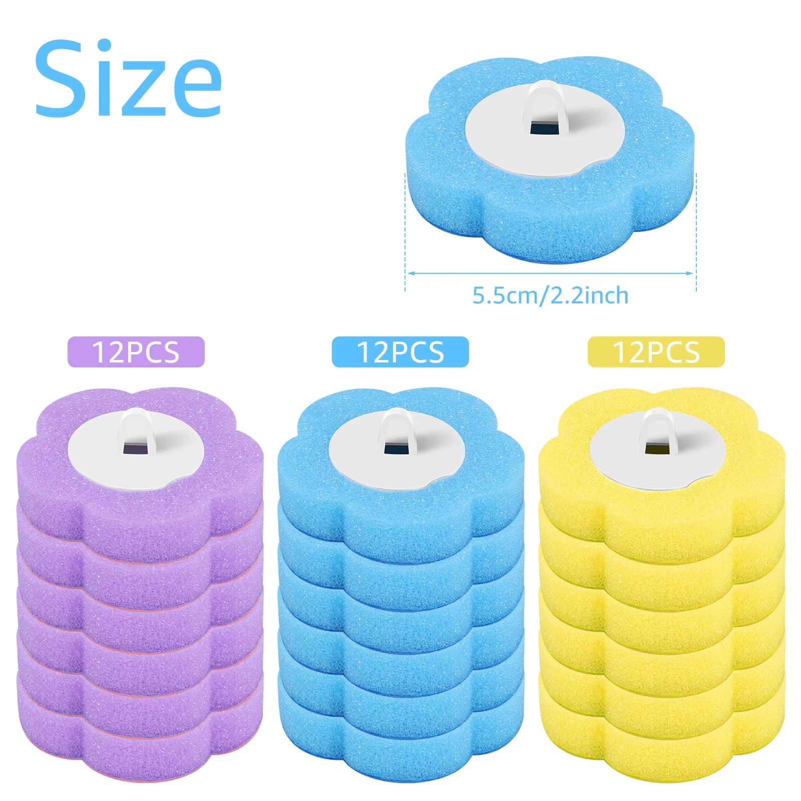 New Toilet Brush Disposable Replacement Head Cleaning Kit with Lengthened Handle Auto Lid Opening Toilet Bowl Cleaner Pad Kit