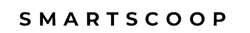 SMARTSCOOP logo in black text on a white background